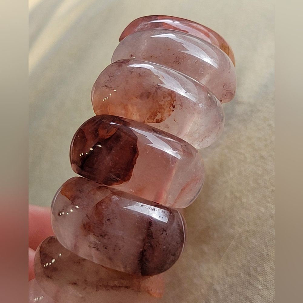 Fire Quartz Stretch Bracelet - Picture 7 of 7